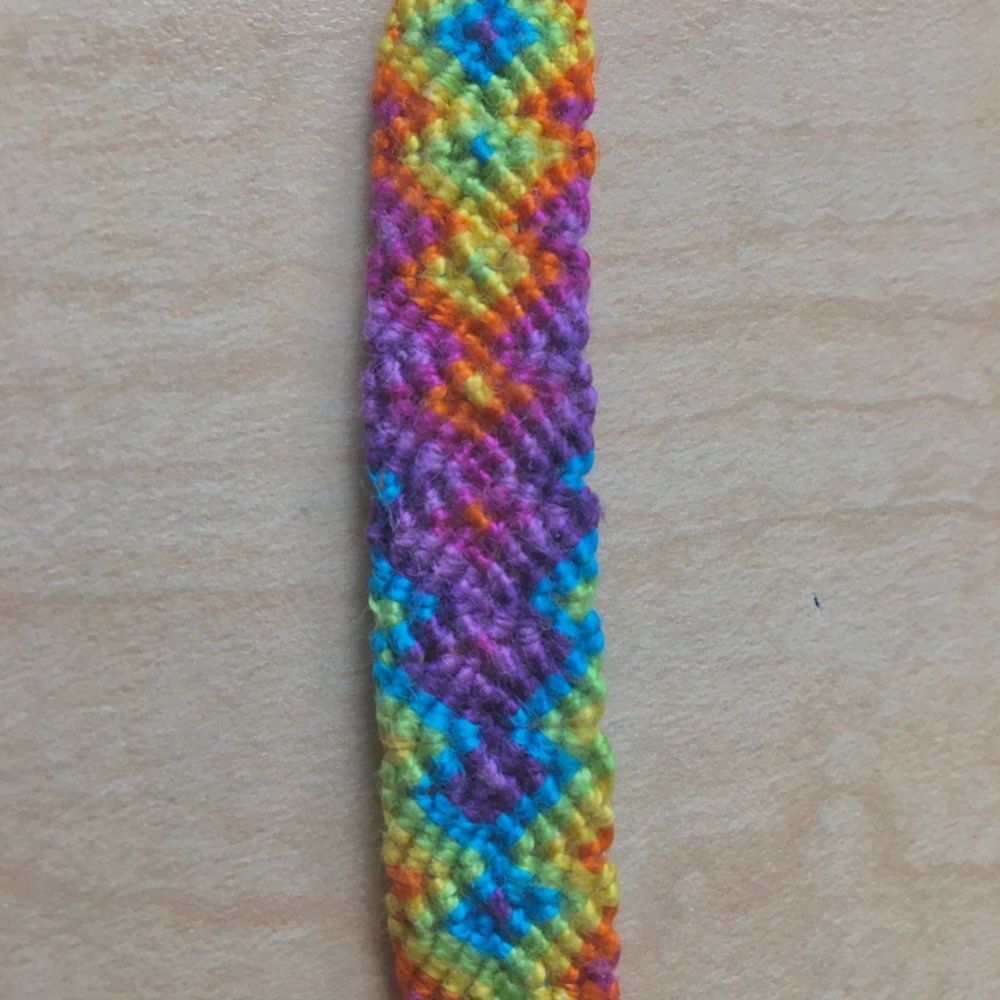 VSCO Rainbow Arrowhead Friendship Bracelet